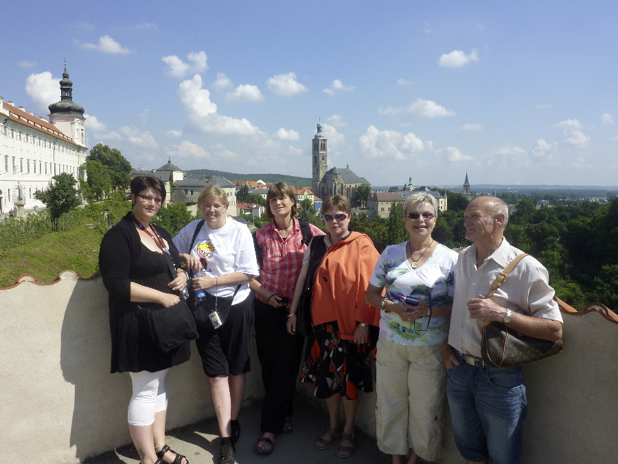 Kutna Hora tur fra Prag, udsigt ved balustrade