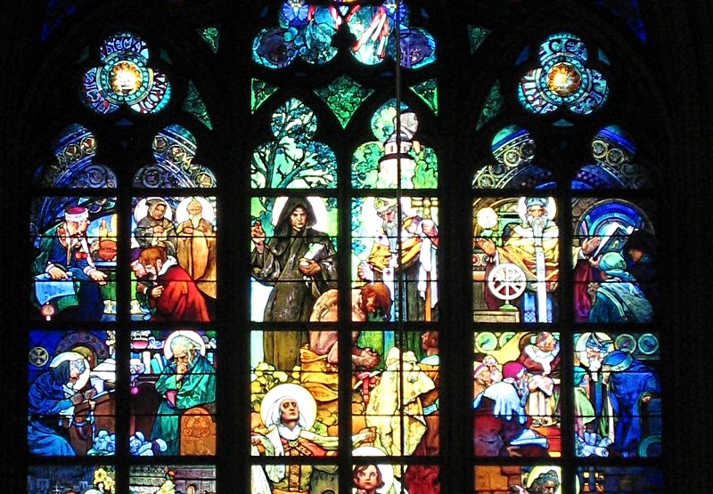 mucha_vindue_skt-vitus_prag