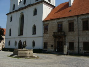 gaardmiljoe ved Basilika trebic
