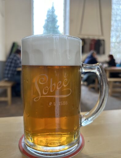 Øl på bryggeri Lobec